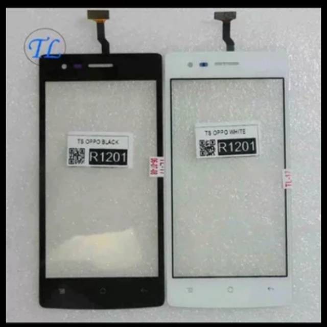 Viral Kaca TouchScreen TS Layar Sentuh Gorilla Glass Kaca Depan LCD Oppo R1201 A31 Neo 5
