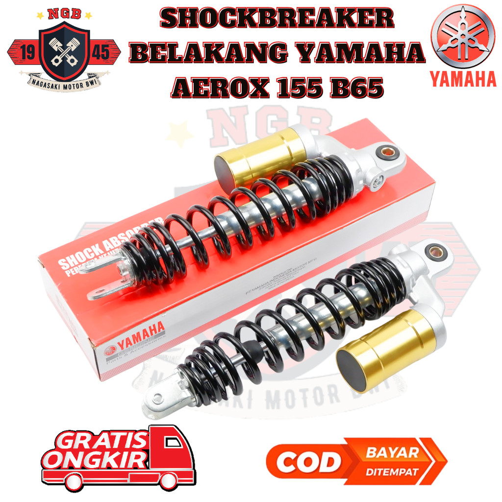 ShockBreaker Belakang Yamaha Aerox 155 / Shock Belakang B65 Motor AEROX 155 - B65-F2210-00