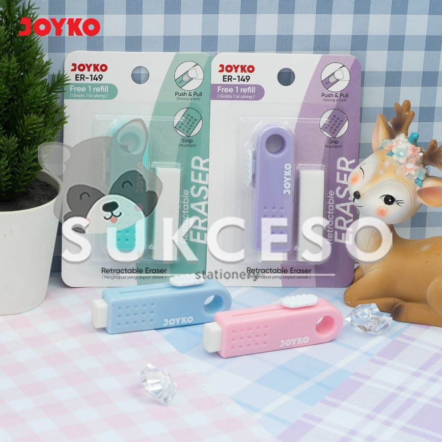 

Joyko Penghapus ER-149 Eraser Pensil Pastel Color Murah