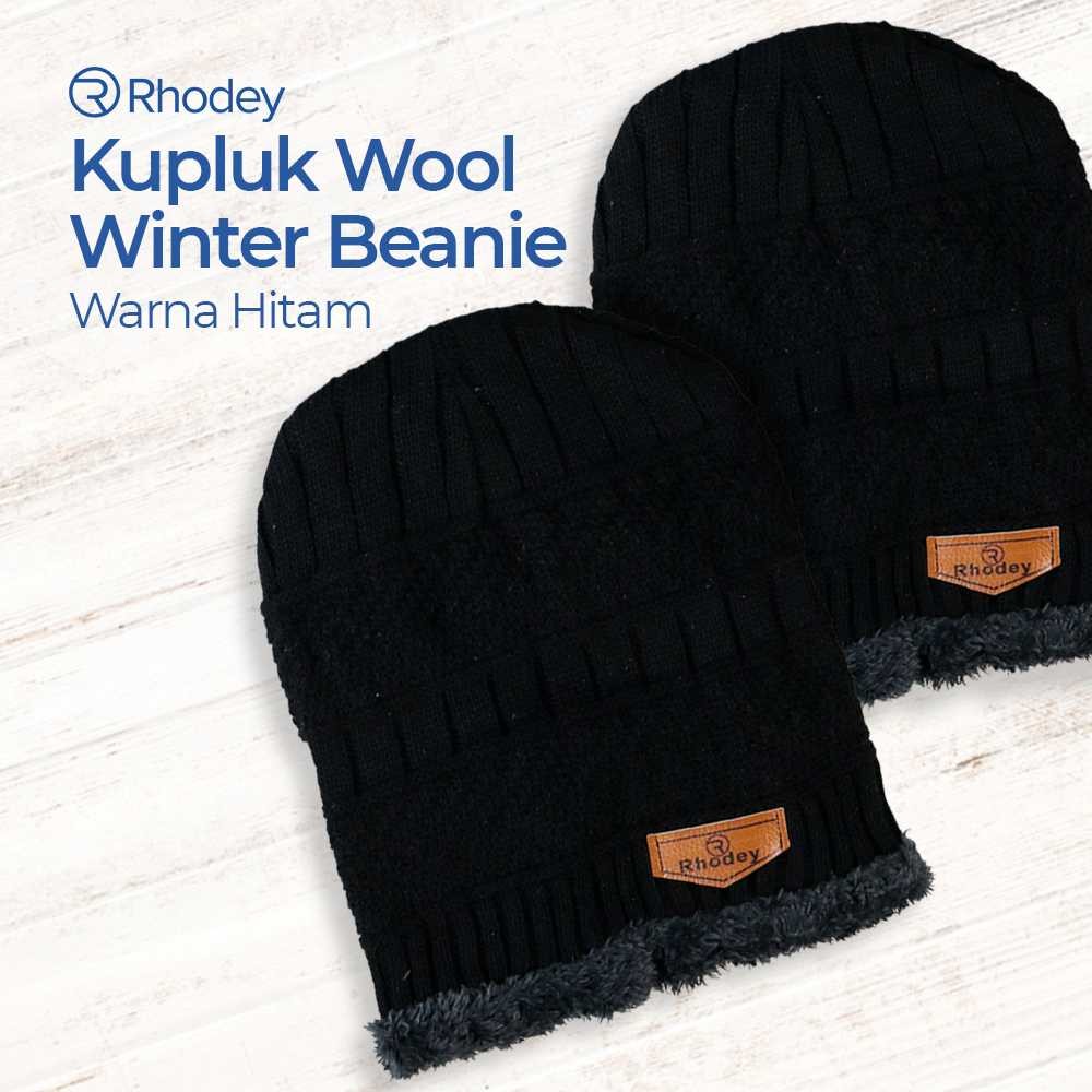 Topi Kupluk Rajut /  Topi Gunung Hangat Unisex Pria Wanita Poliester Winter Beanie Hat
