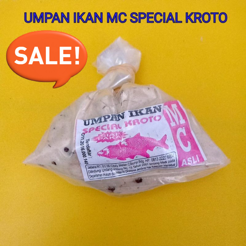 UMPAN IKAN MAS MC SPECIAL KROTO PERMATA_FISHING