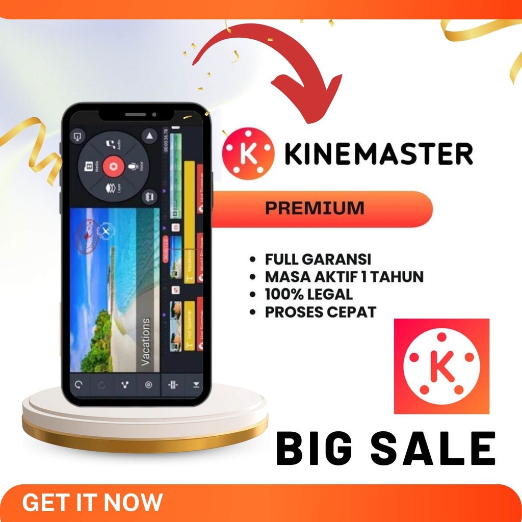 Kine Master Premium Lifetime Ai Video Editor Tanpa Watermark [IOS/Android]