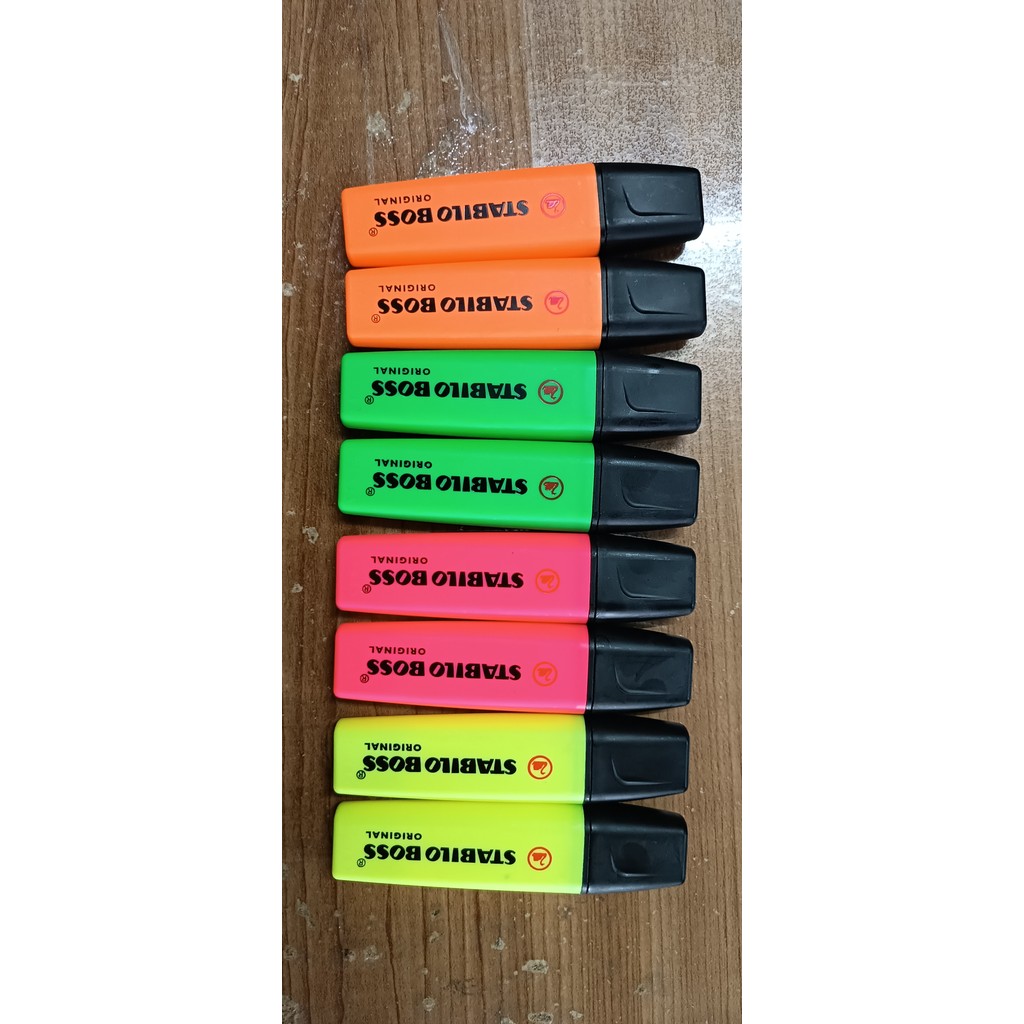 

highlighter stabillo BOSS original tersedia dalam warna cek varian Murah