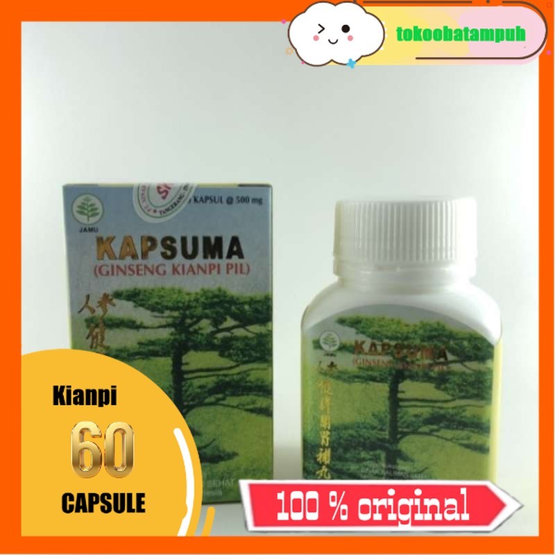 100% ORI kapsuma ginseng kianpi pil