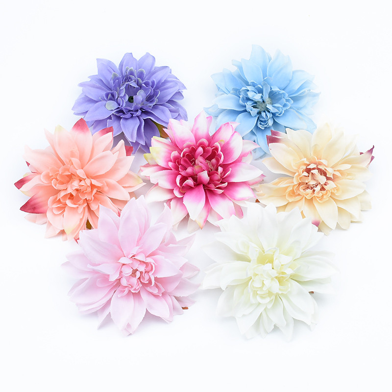 

10CM Silk Gerbera Wedding Bridal Accessories Clearance Artificial Flowers Wall Scrapbook Decorative Flowers Wreaths Fake Plants