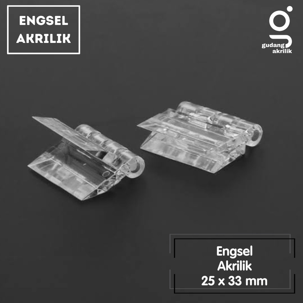 Engsel Akrilik Bening