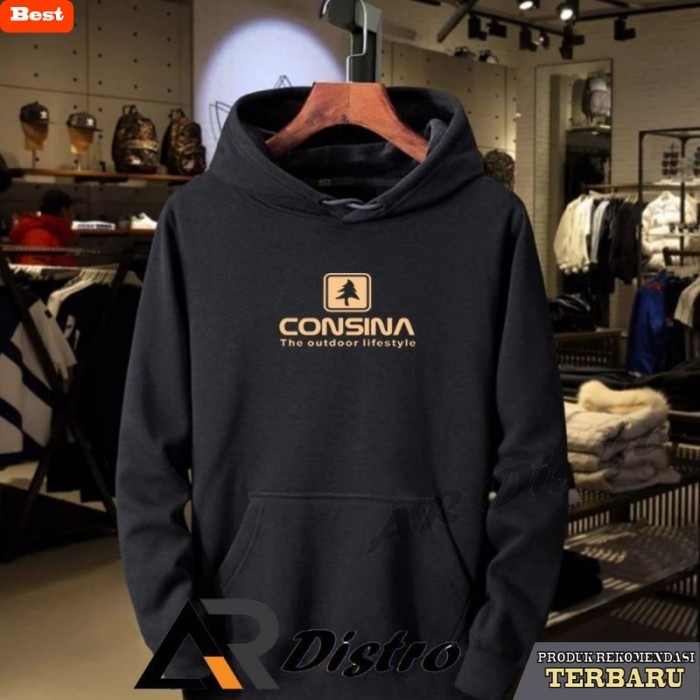 hoodie pria keren hoodie distro / hoodie pria / hoodie consina/ jaket hoodie/ consina - Putih, S