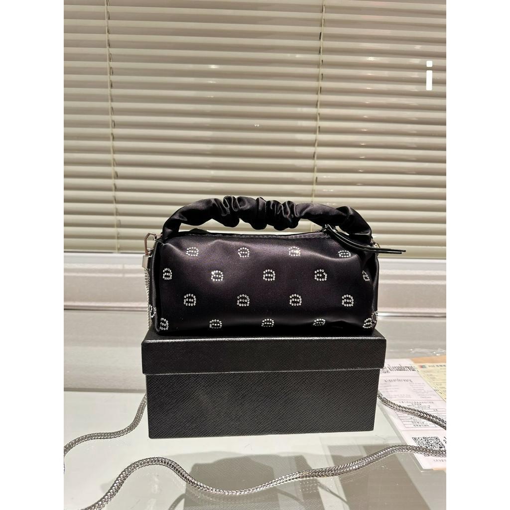 Original Alexander wang Alexander Wang satin bento bag hand Messenger bag