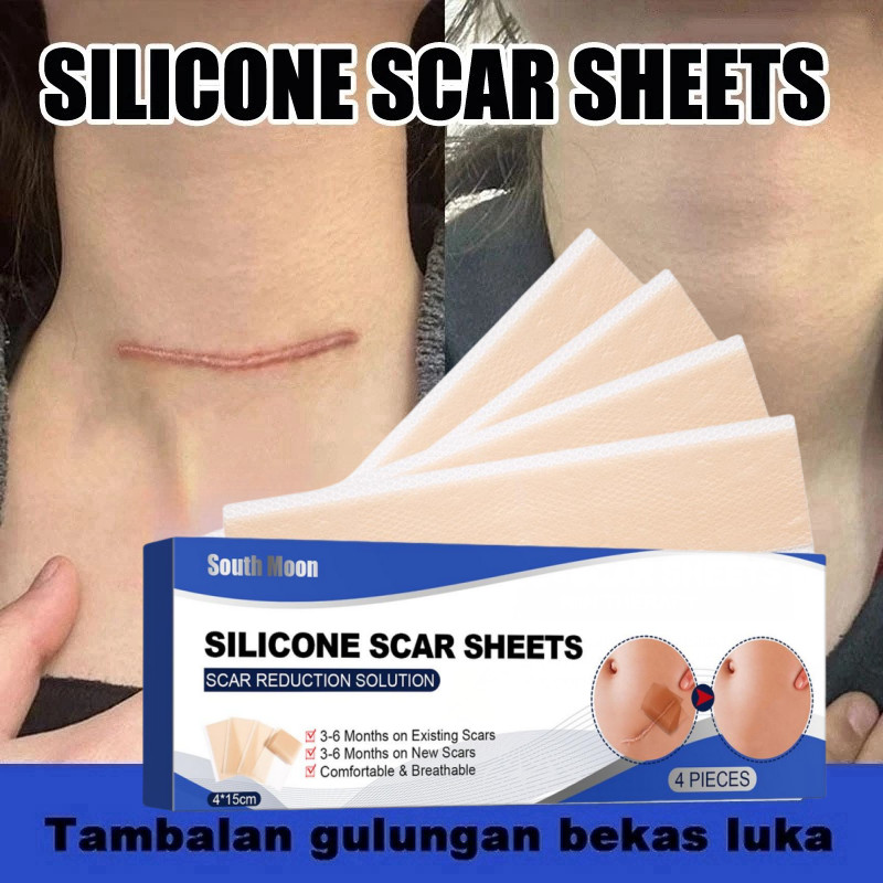 Silicone Scar Sheet Gel silikon penghilang keloid bekas luka Plester Bekas Luka Menghilangkan tambal