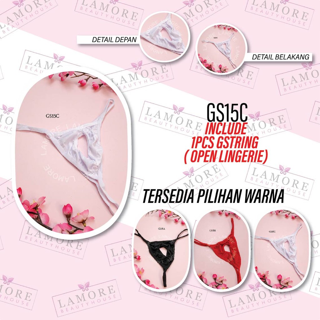 Underwear Pria Celana Dalam Thong Motif Gajah Putih Gs15C