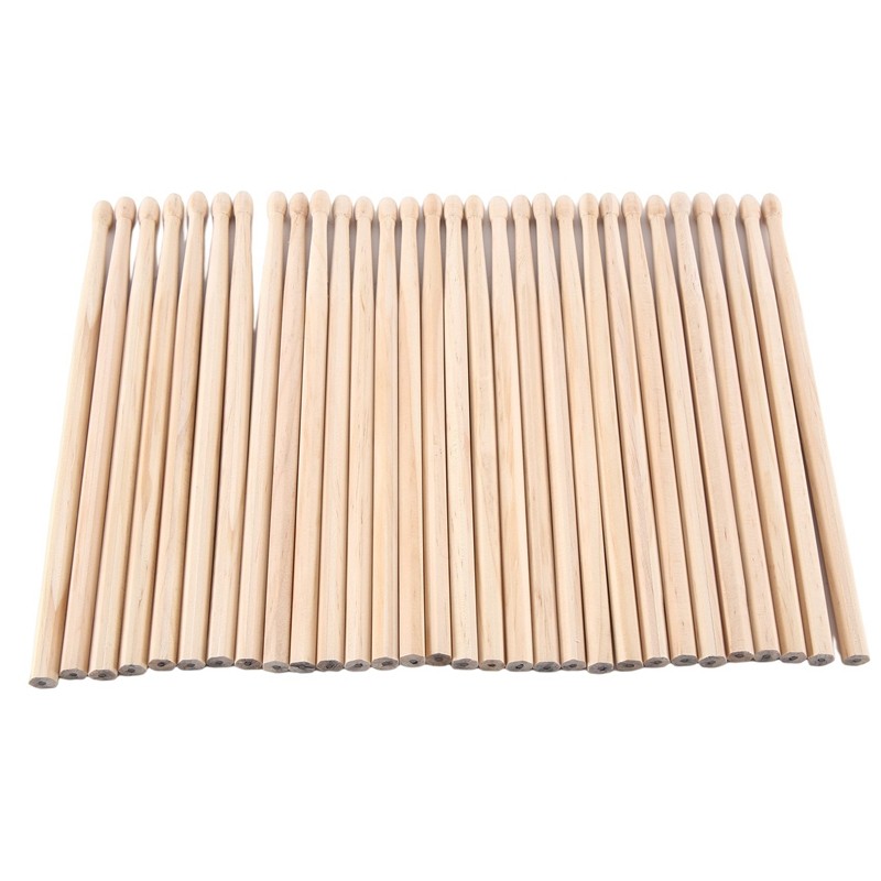 

30 Piece Wooden Pencil HB Pencils Shaped Like Drum Sticks Stationary Supplies For School & Office