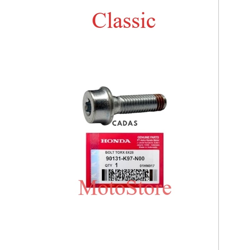 Baut Breket Bracket Kaliper Cakram 12 Bintang REM Depan Belakang M8X28 mm HONDA PCX 150 160 ADV 150 