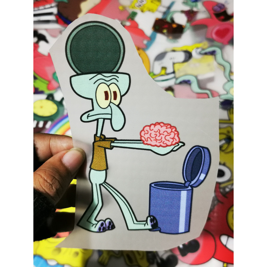 

SABLON SETRIKA - SABLON DTF - SABLON INSTAN - TEMA SPONGEBOB SQUAREPANTS - KARAKTER SQUIDWARD