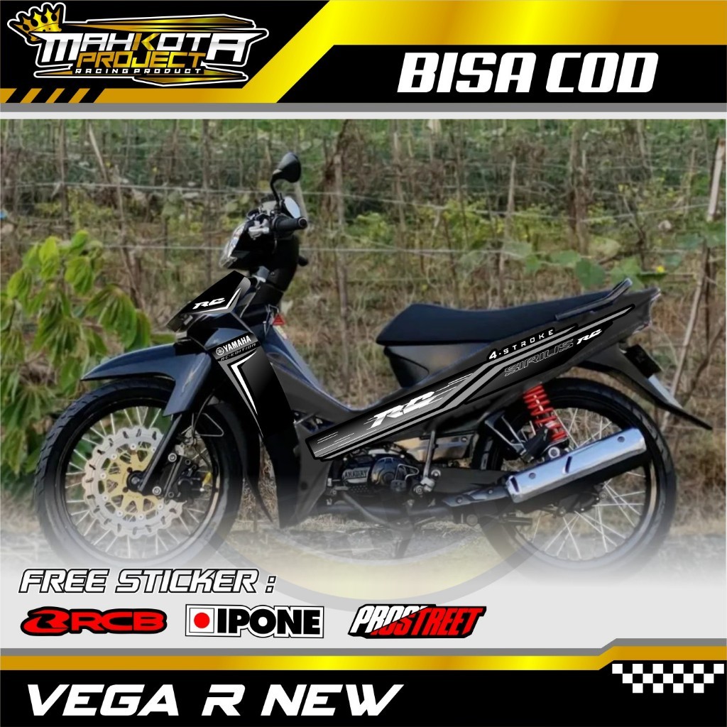 STRIPING VARIASI YAMAHA VEGA R NEW / STICKER LIST VARIASI MOTOR VEGA R NEW