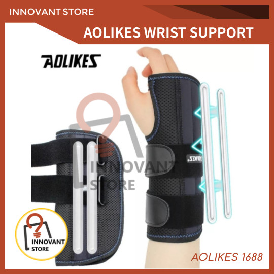 Wrist Support Aolikes Brace Deker Pergelangan Tangan Carpal Tunnel Aolikes 1688