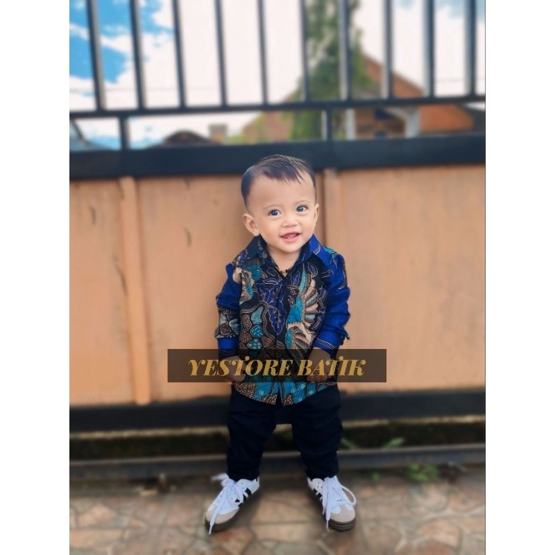BAJU BATIK ANAK LAKI-LAKI SIZE S ANAK 1-1½ Tahun