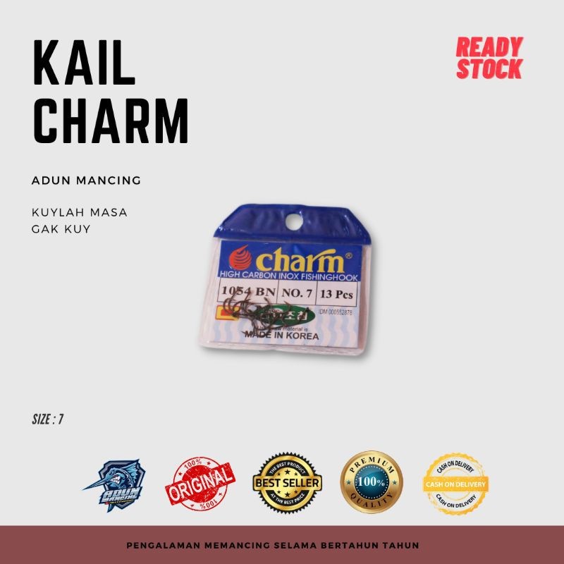 Mata Pancing Kail Charm High Carbon Inox