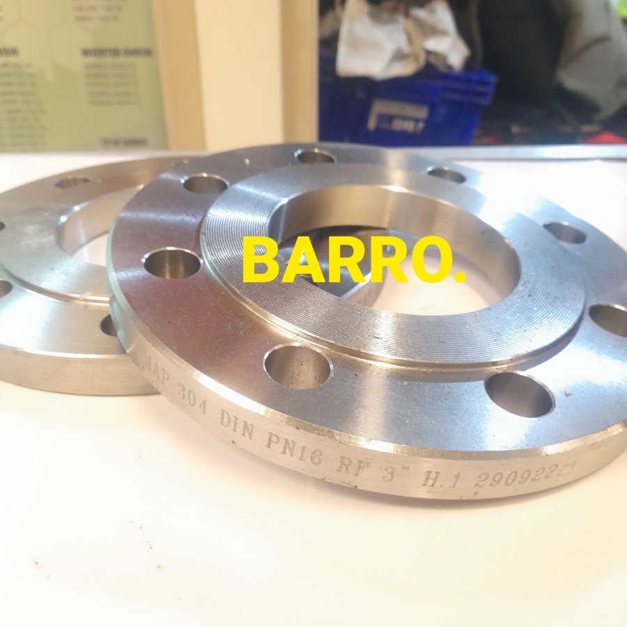 Flange 1-1/4" SS304 PN 16 STD RF Flange stainless steel SS 304