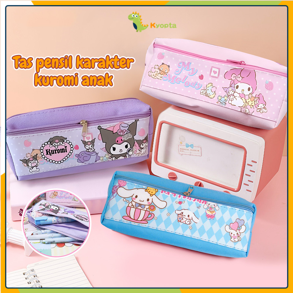 

Kyopta Tas Pensil Multifungsi Karakter Kartun Kotak Pensil Resleting