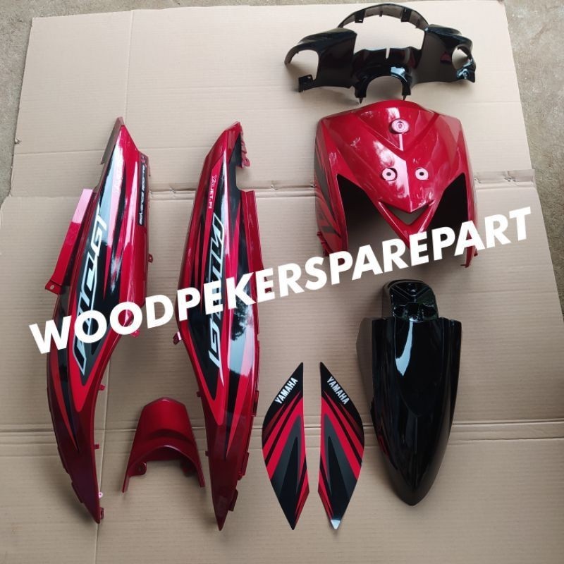 FULL BODY ALUS MIO GT MERAH HITAM