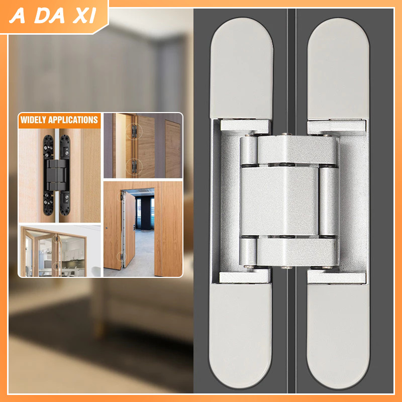 Engsel Pintu Tanam Kamuflase Tersembunyi (Invisible Hidden Concealed Door Hinge) Adjustable FixFocus