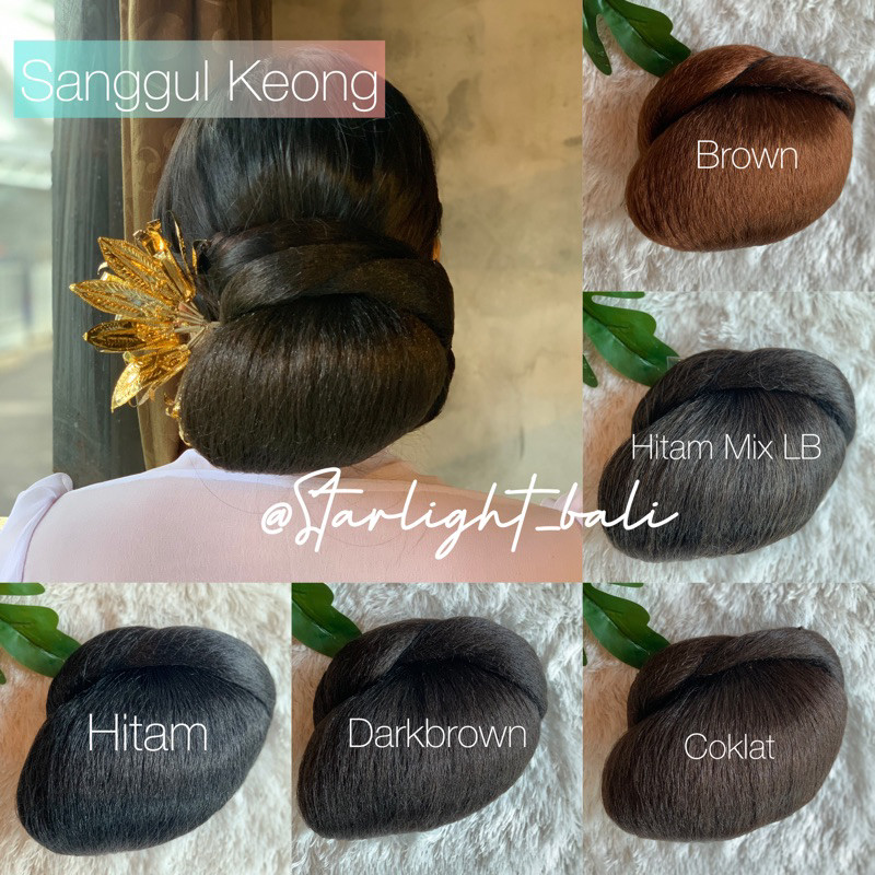 SPECIAL Sanggul Modern/Sanggul KEONG/sanggul ilut/sanggul instan/sanggul modern ih-22