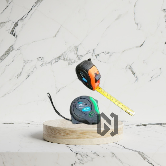 Meteran Tukang / Measuring Tape / Meteran Karet Roll