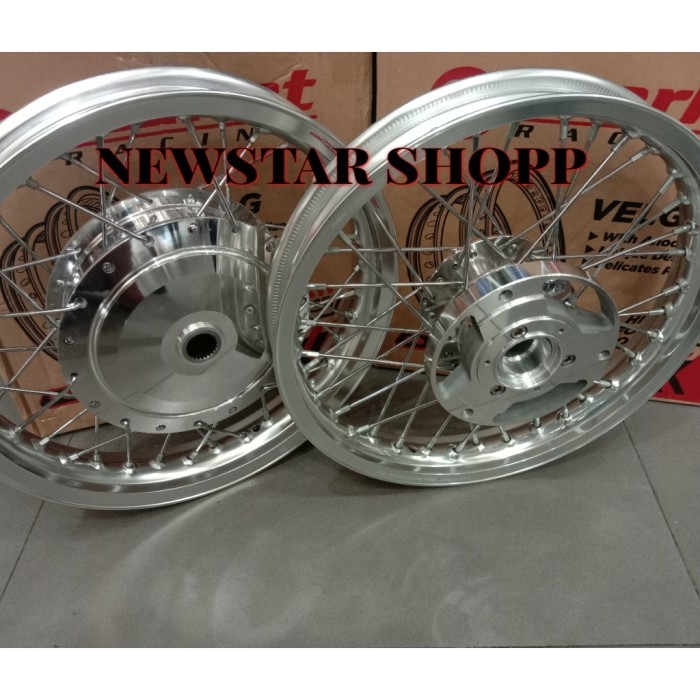 velg set jari jari nmax old Aerox 160 185 ring 14 velg nmax aerox set - silver, 160-185 ring 14