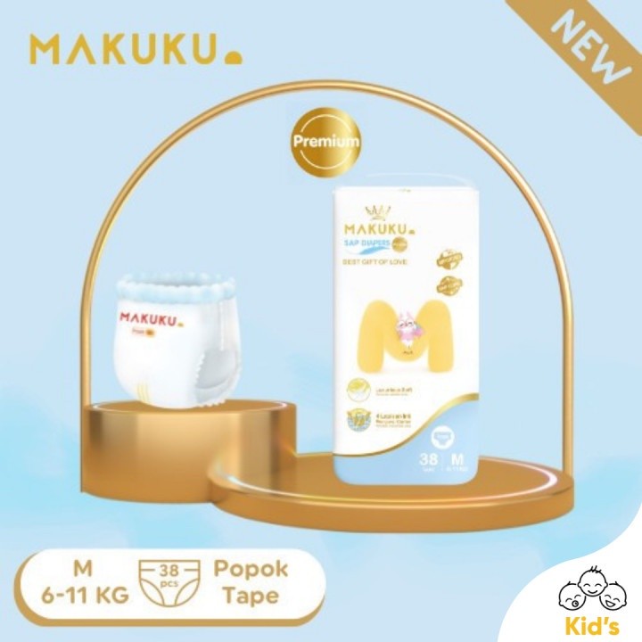 Makuku sap diapers pro care tape M36