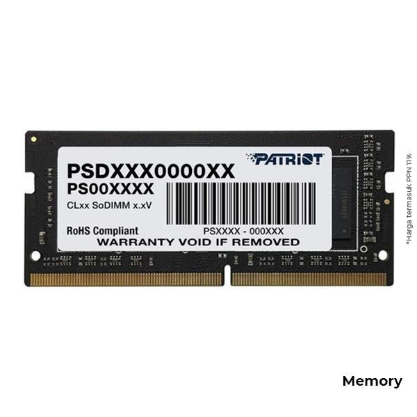 RAM SODIMM Patriot Signature Line DDR4 3200Mhz 32GB (1x32GB) - Black PSD432G32002SB