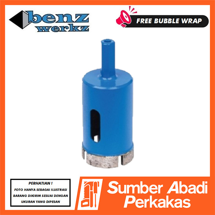 BENZ Diamond Core Bit 22mm TCT Mata Bor Granit Keramik Marmer Marble