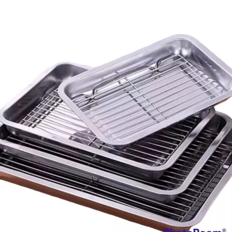 Nampan Cooling Rack Stainless Peniris Makanan peniris makanan