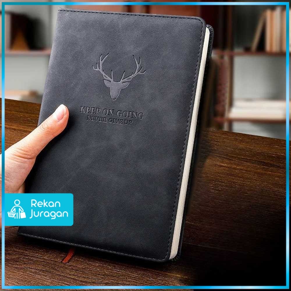 

Toddi Buku Jurnal Leather Notebook Diary 68GSM 200 Halaman Grid - CW-5026