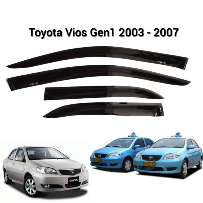 Talang Air Mobil Slim Toyota Vios GEN1 Lama 2003 2004 2005 2006 2007