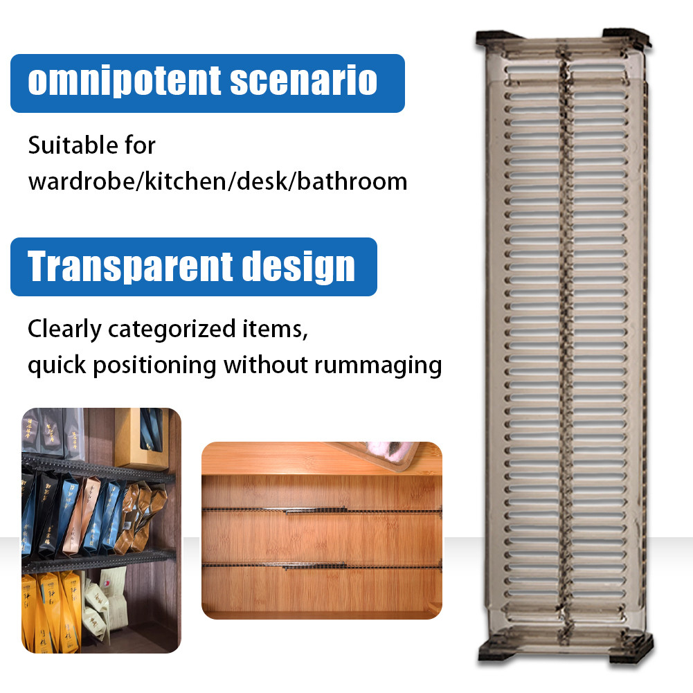 2PC Sekat Laci Adjustable Drawer Divider Serbaguna | Baju Bayi Dewasa Fashion Aksesoris Dapur Perala