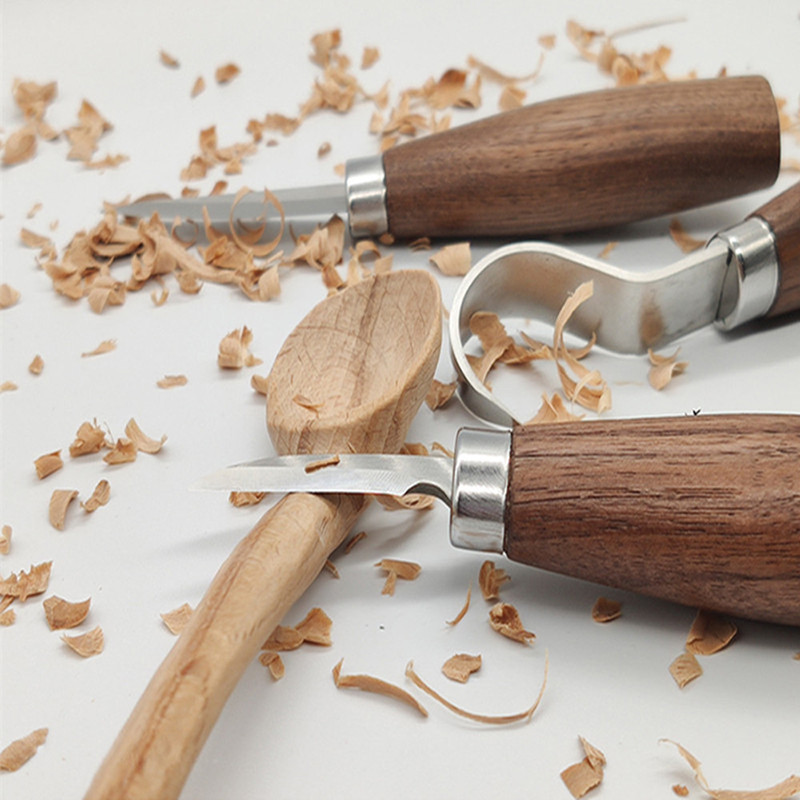 Isi 5 Pisau Ukir Kayu Model U Set Pisau Ukir Kayu Tajam