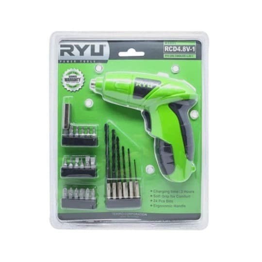 RYU RCD4.8V-1 MESIN BOR CAS 4.8V KEMASAN BLISTER