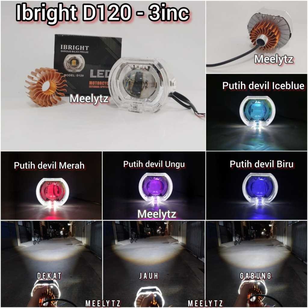 Ibright D120 Projie Biled 3 Inc Silver Original