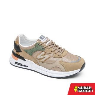 sepatu sneakers pria brand lokal PBT SEPATU SNEAKERS PRIA FASHION IMPORT KOREA CASUAL SHOES B002 - C