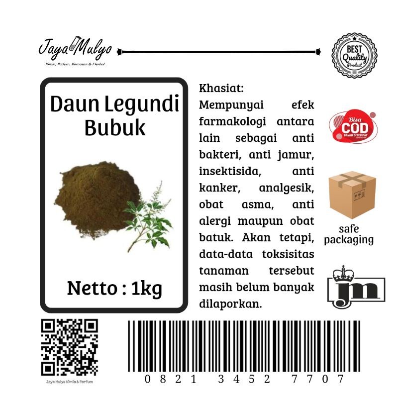 

Daun Legundi Bubuk (1kg)