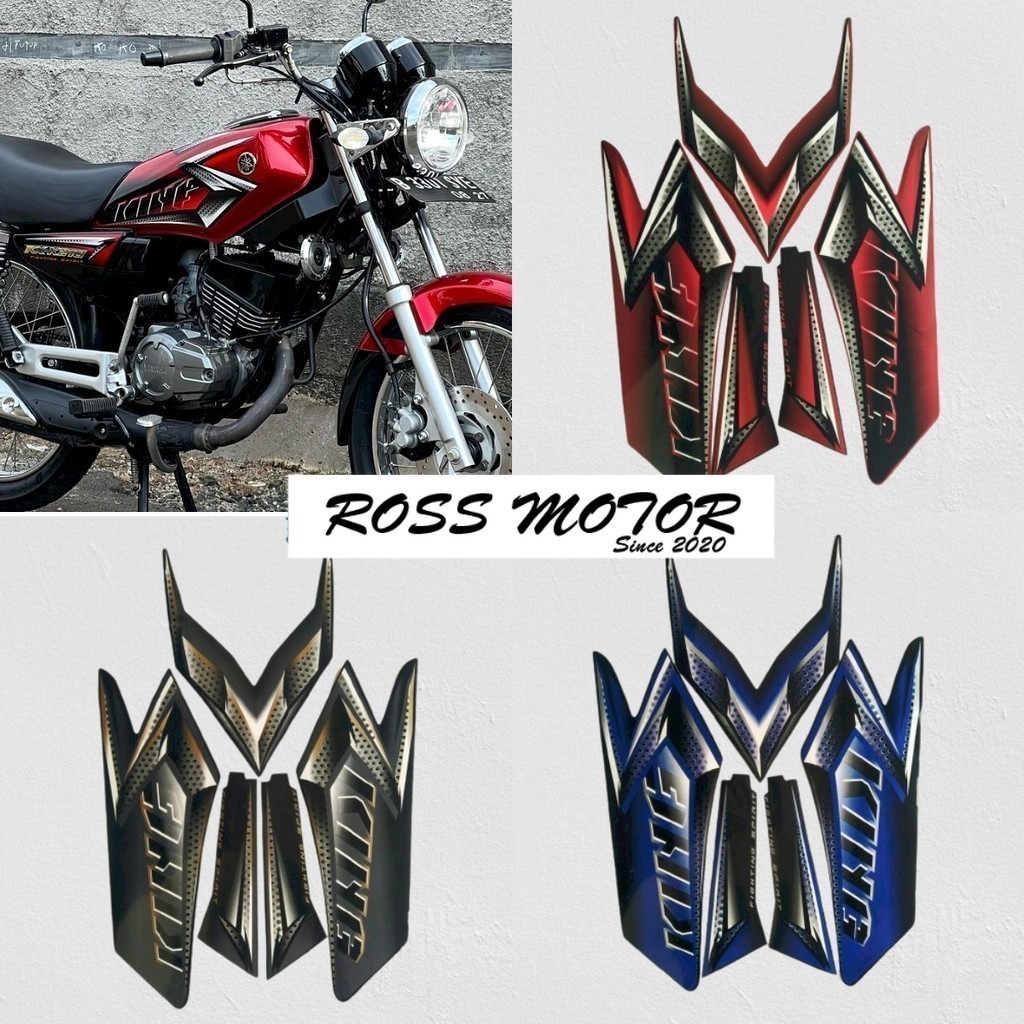 COD - Striping stiker polet list motor yamaha RX KING 2008 Fullset LIST BODY RX KING