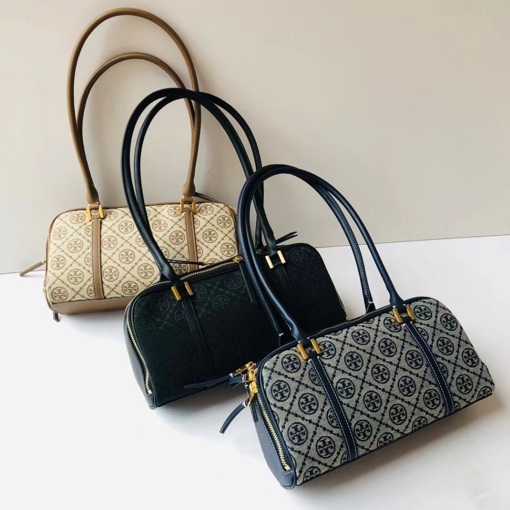 ORI TB Lady's bag, Monogram series three colors of marshmallow small size handbag, armpit bag, shoul