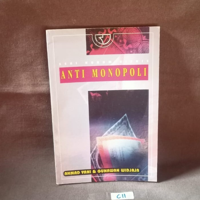 Seri Hukum Bisnis - Anti Monopoli