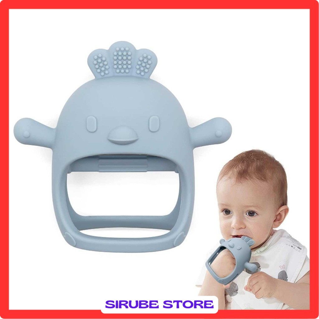 Baby Teether Toys Silicone Chewable Hand Breast Feeding - PL10