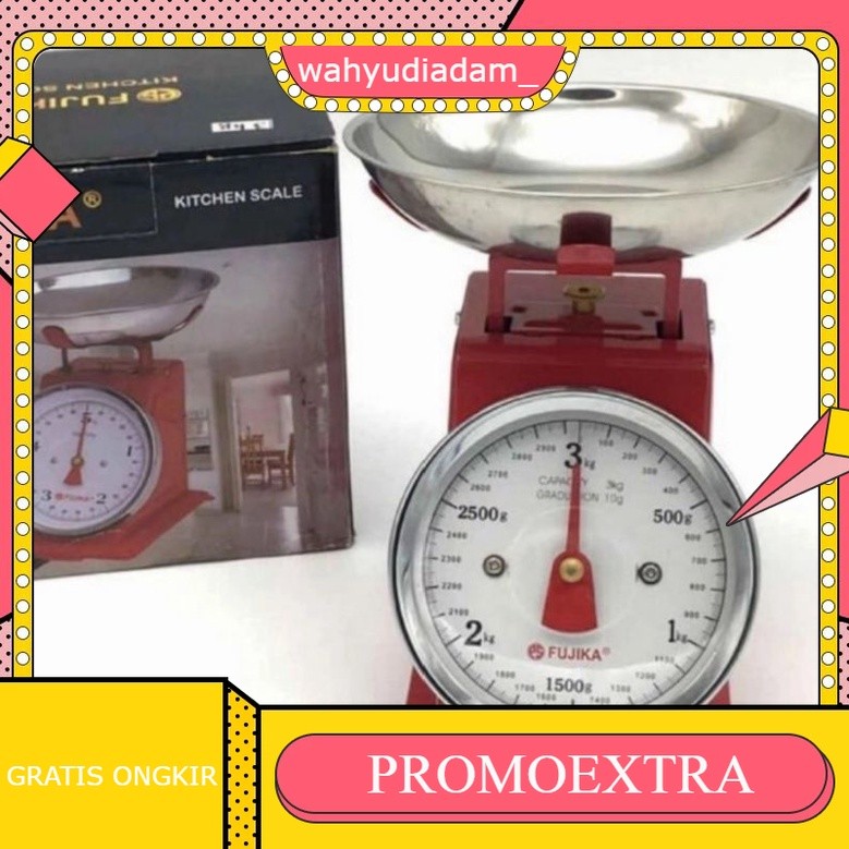 timbangan besi fujika manual 5 kg / timbangan kue / timbangan dapur 2kg 3kg 5kg
