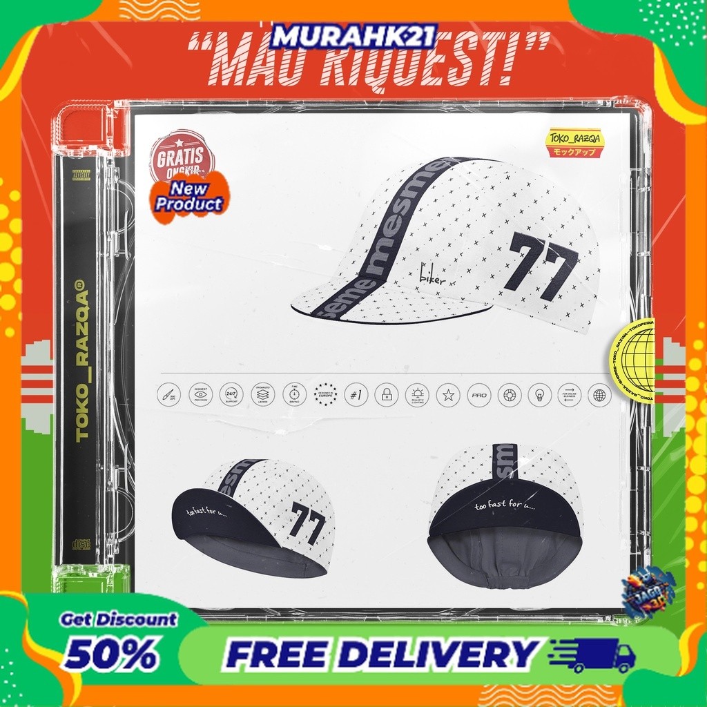 Mock-up Topi Sepeda ◖Mockup◗ NEW MOCKUP