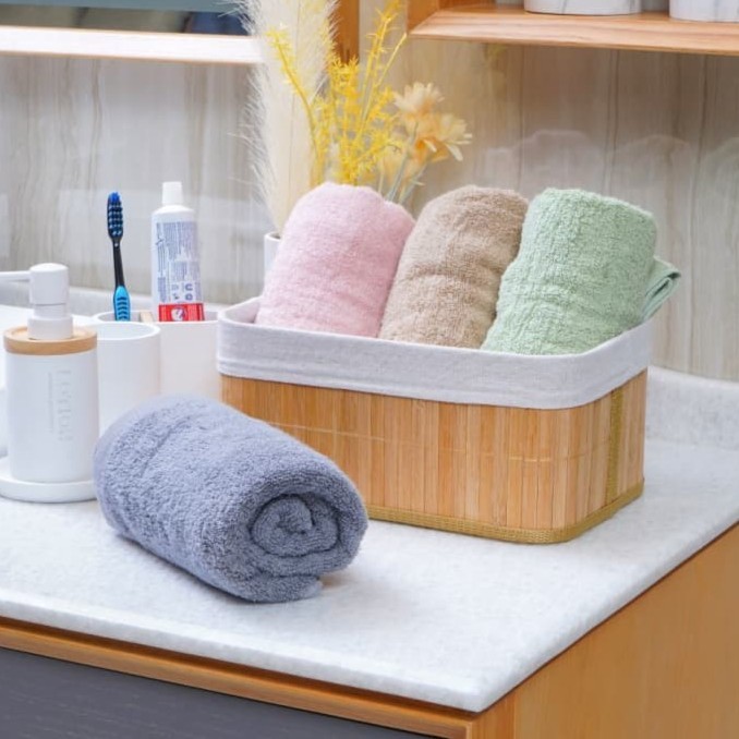 Handuk Mandi Dewasa 60x120 Cm Polos INFORMA Bath Towel Katun