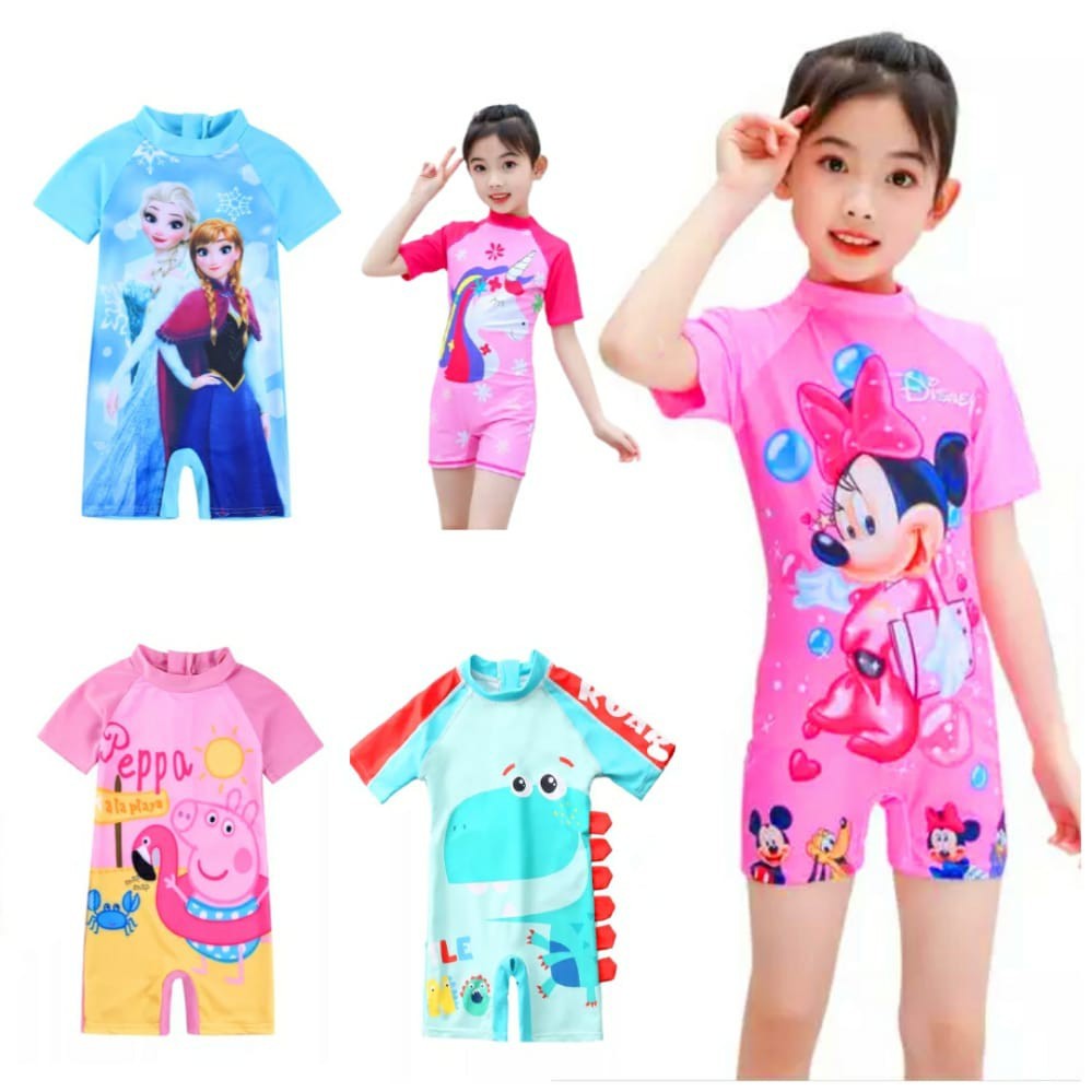 BISA COD 0-10 TAHUN Free Ongkir COD Baju Renang Anak Perempuan Diving Baju Renang Bayi Baju Renang A