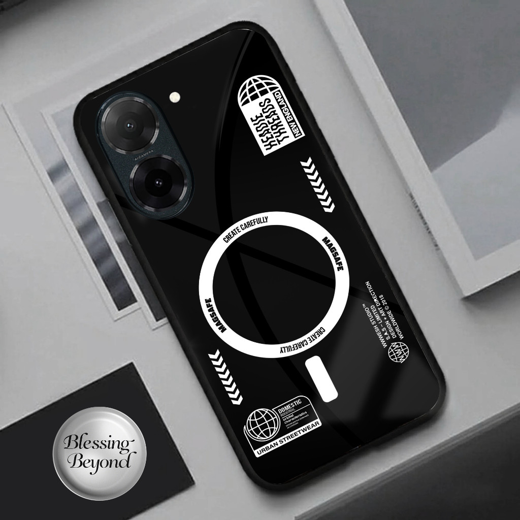 Softcase Glass Kaca Xiaomi Redmi A5 Terbaru [BSG-04] - Casing Hp Xiaomi Redmi A5 Terbaru - Case Kaca