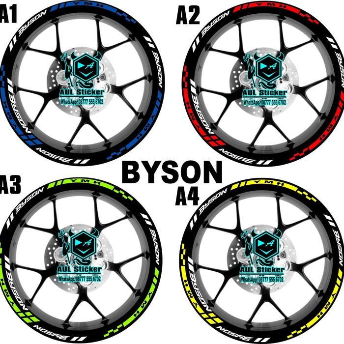 STICKER VELG YAMAHA BYSON CUSTOM
